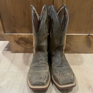 Twisted X Men's Western Boots - Distressed Brown and Tan